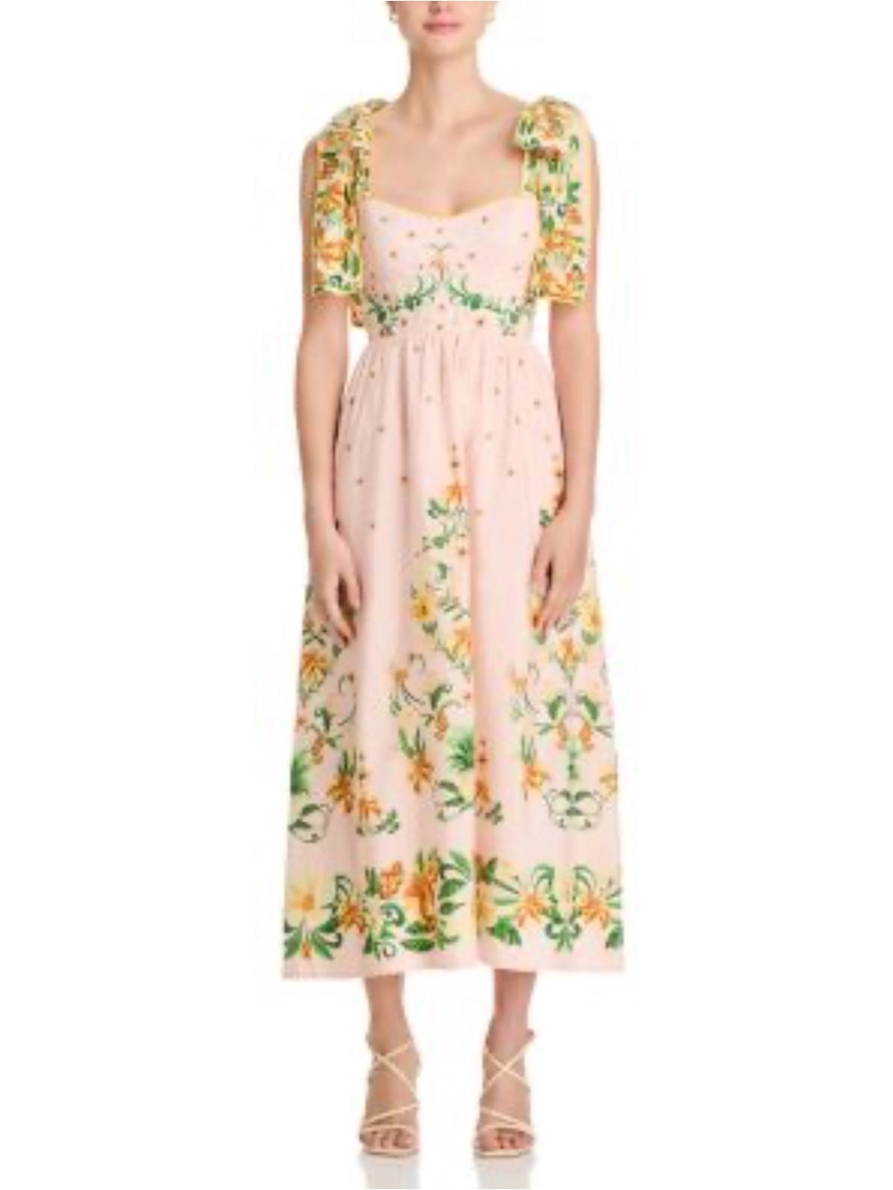 Farm Rio Botanical Beauty Midi Dress, medium